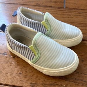 Cat and Jack striped preppy sneakers- toddler sz 6